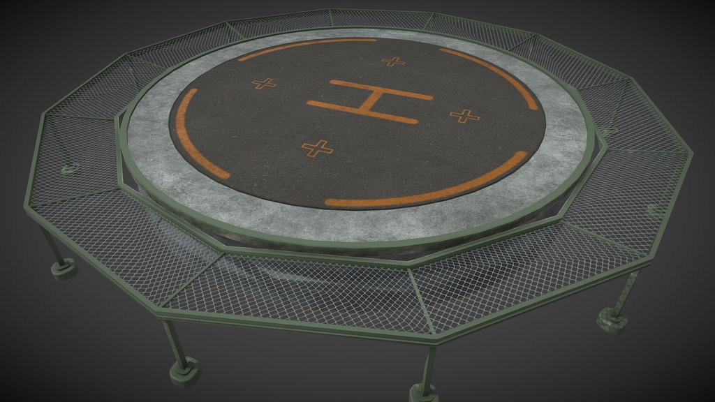 Heliport helicopter-45MB
