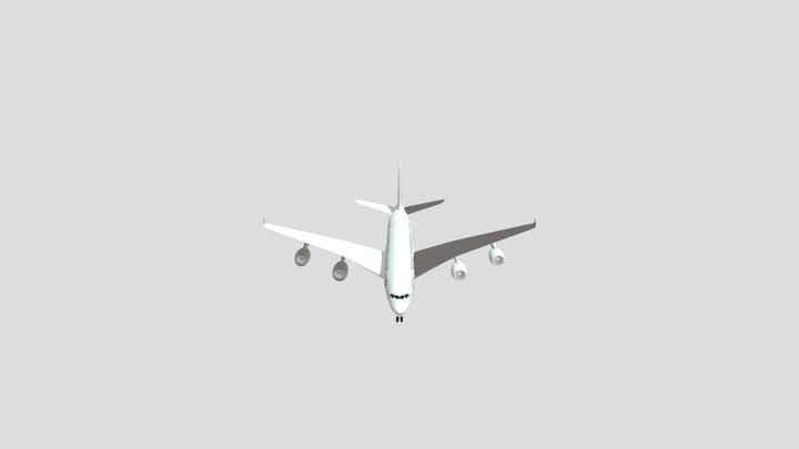 Qatar Airways 380 3D Model