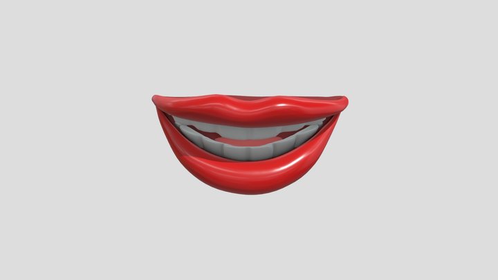 Lips And Smile Mouth 3D Model