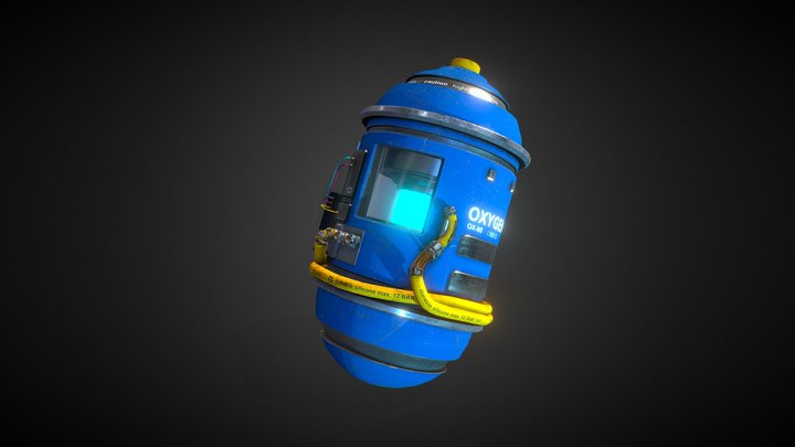 OX-90 Oxygen Dispenser 3D Model