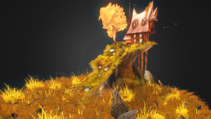 Fantasy House_Fan art 3D Model