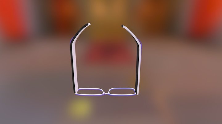 Blue white specs 3D Model