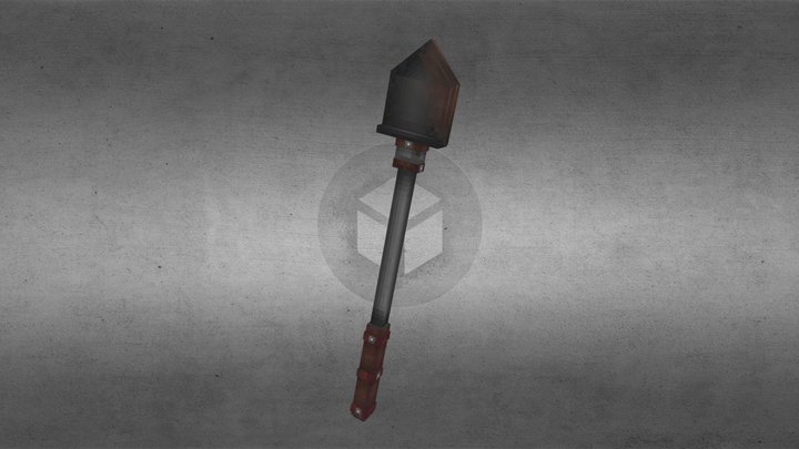 Stone Shovel 3D Model