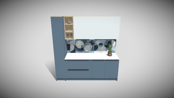 Geometric Modern Kitchen