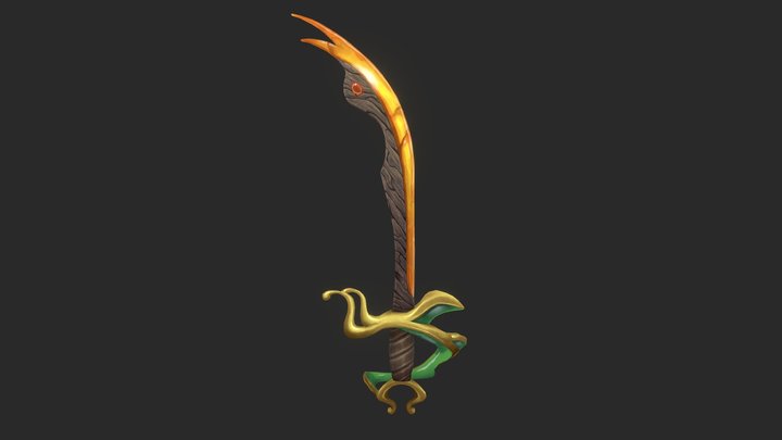 [Student Work] Giraffe Weevil Blade 3D Model