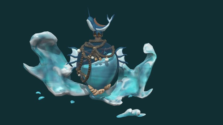 [Student Work] Swordfish Transformation flask 3D Model