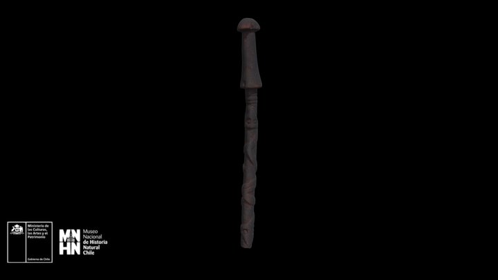 Tubo para aspirar alucinógenos de Guatacondo – Modello 3D gratuito STL