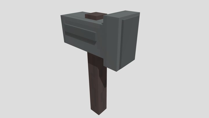 Rock hammer 3D Model