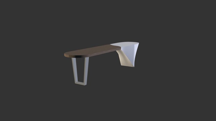 Learning Ledge Table 3D Model