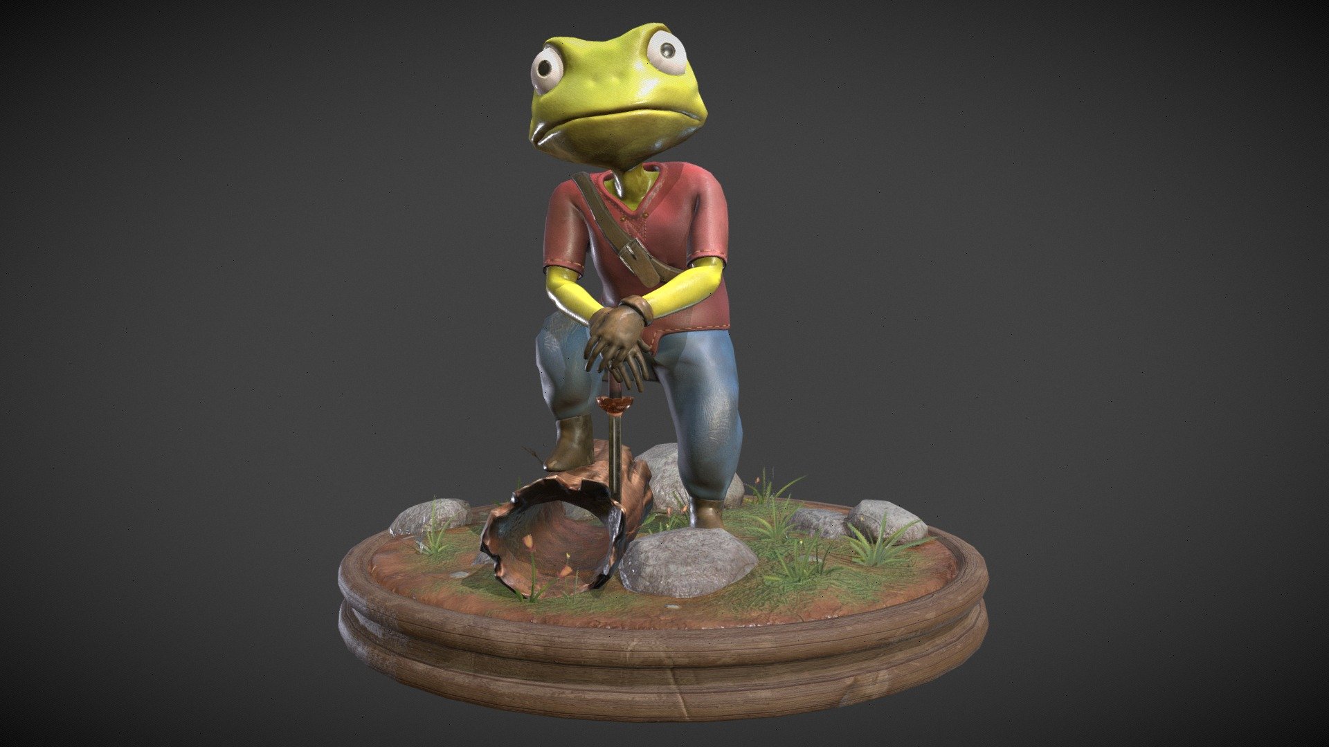 Frog-plushie 3D models - Sketchfab