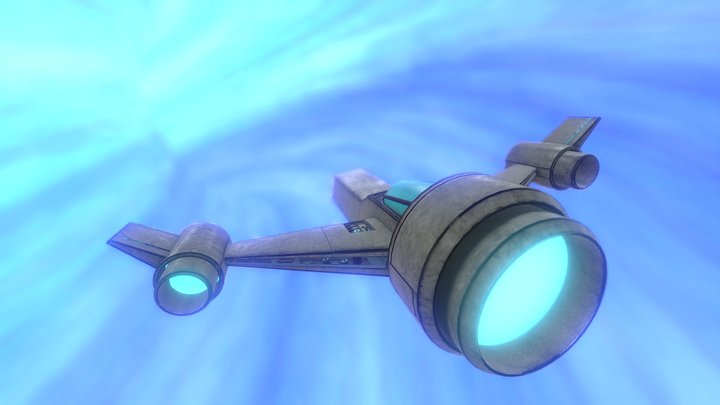 Spaceship in Warp