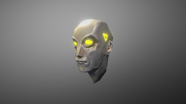 Head Android 3D Model