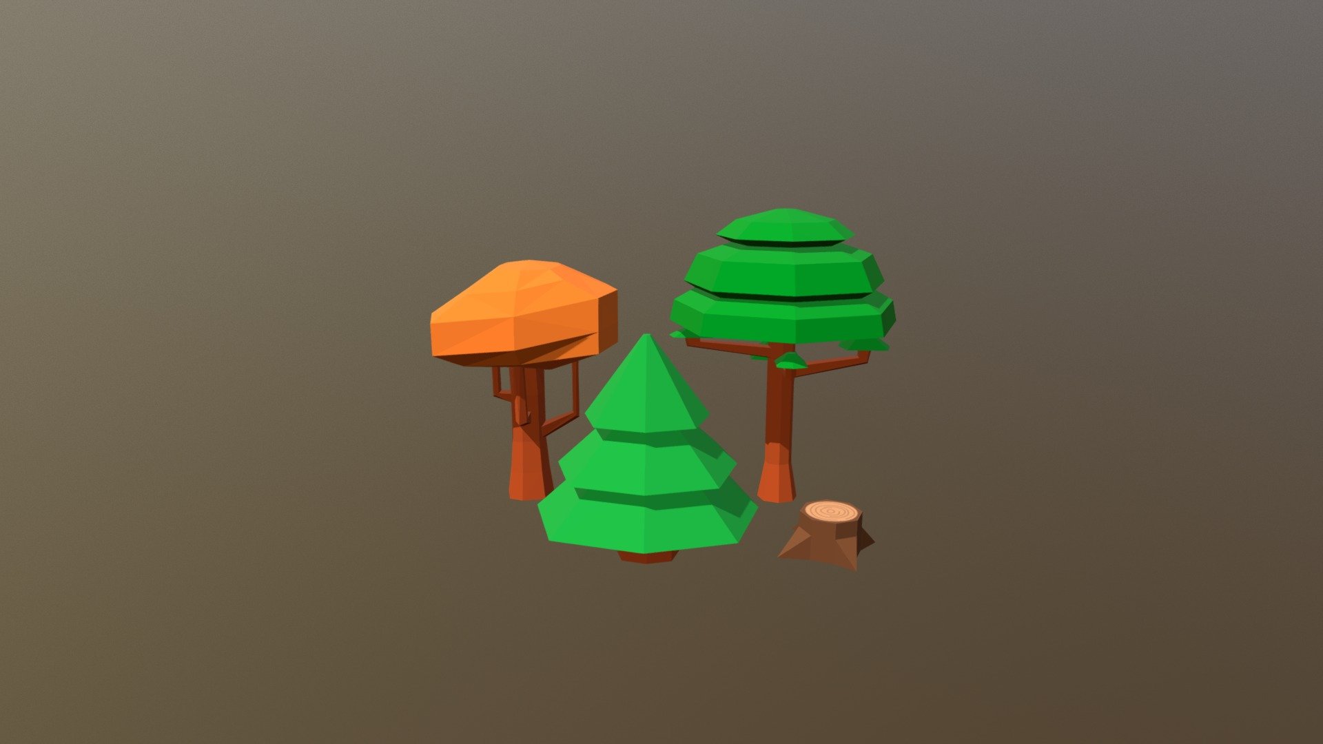 Trees - 3D model by Ben (@breadcipher) [0070a7d] - Sketchfab