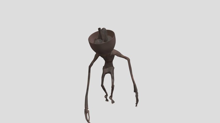 Siren Head Easter Egg Plate