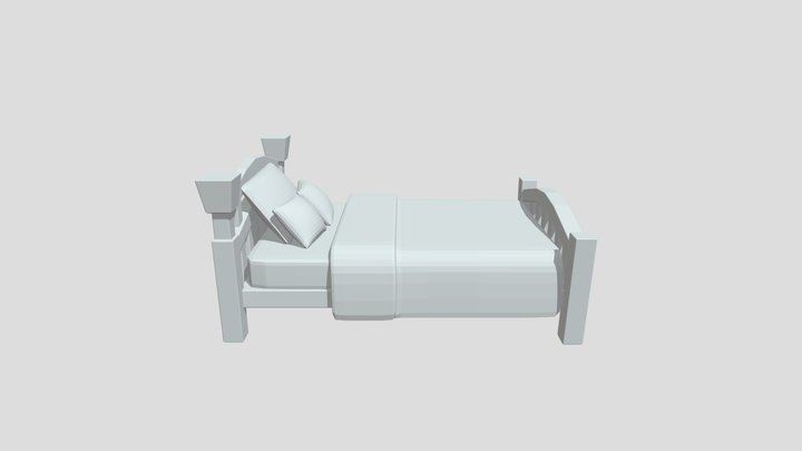 Model bed practice 3D Model