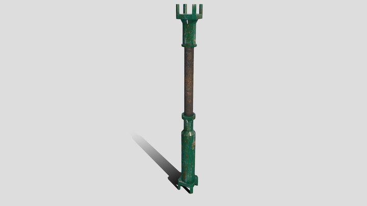 Roof Support (Game Ready) 3D Model
