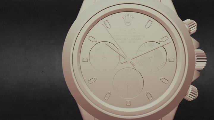 The Cosmograph Daytona Watch 3D Model