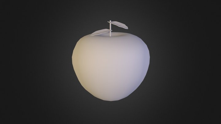 Apple 600 pixels 3D Model