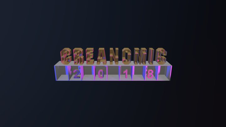 SIGNAGE baru creanomic 3D Model