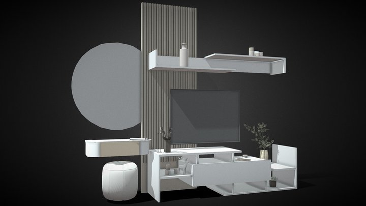 Tv Unit 3D Model