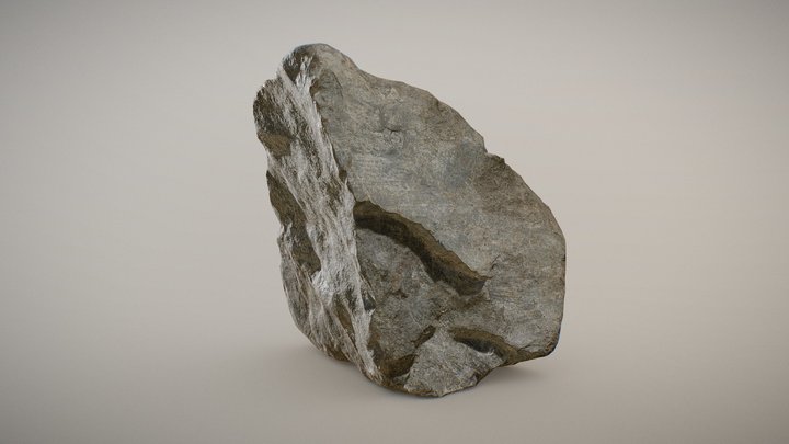 Graywacke Rock 3D Model