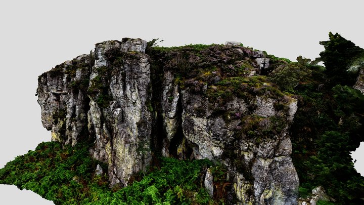 Baigura Cliff 3D Model