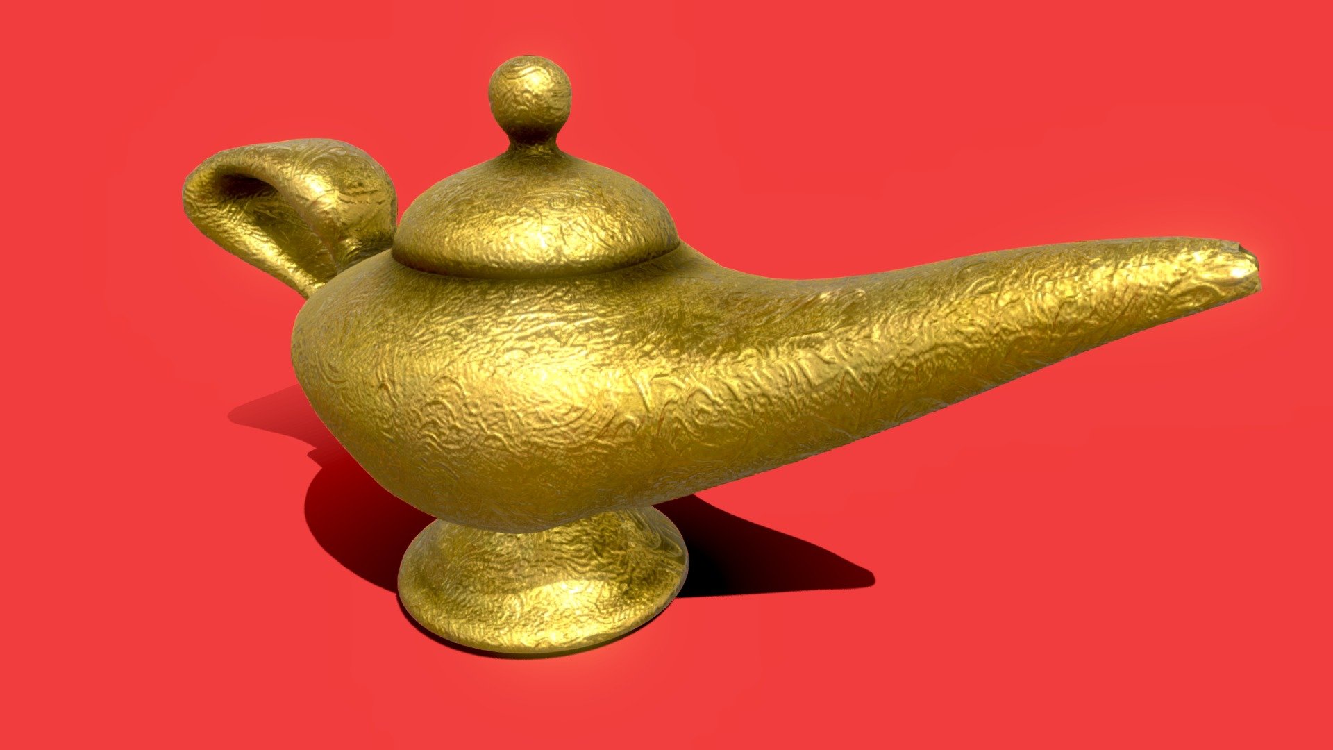 Arabian Oil Lamp Download Free 3D model by rhcreations [007504c