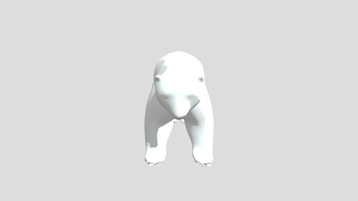 Ai Polar Bear 3D Model