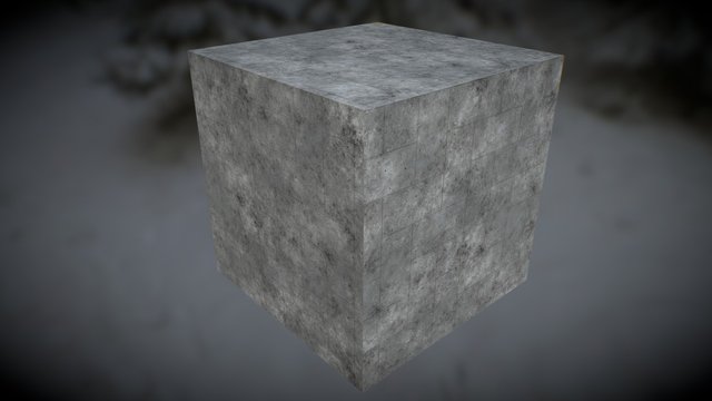 Cube Bricks 3D Model
