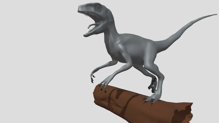 Raptor Sketchfab 3 (3) 3D Model