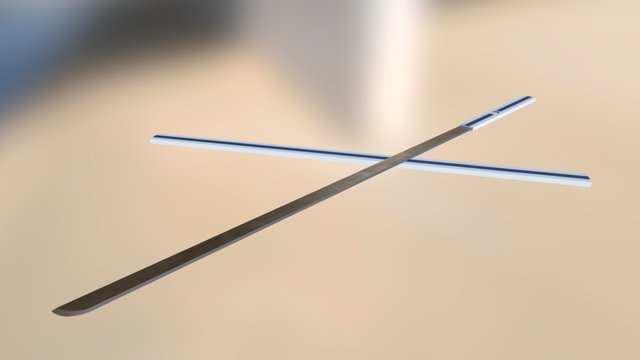 Sasuke Uchiha Sword (Naruto) 3D Model