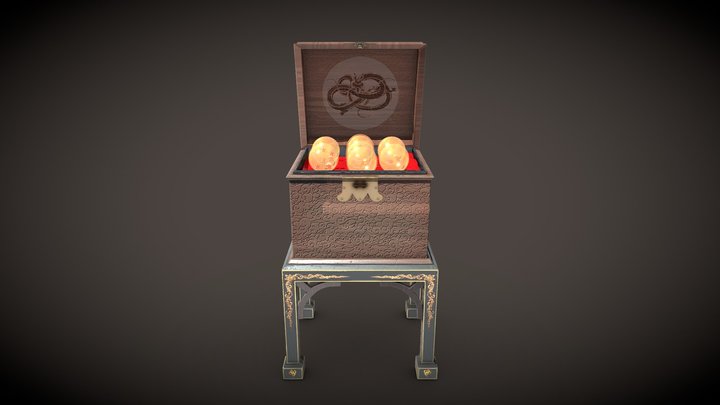 Dragonball set in box 3D Model