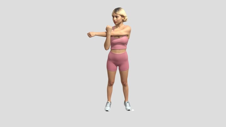 Stretching in Pink – Modèle 3D gratuit STL