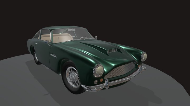 Aston Martin DB4 1961 3D Model
