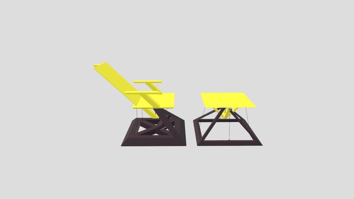 Floating Chair 3D Model