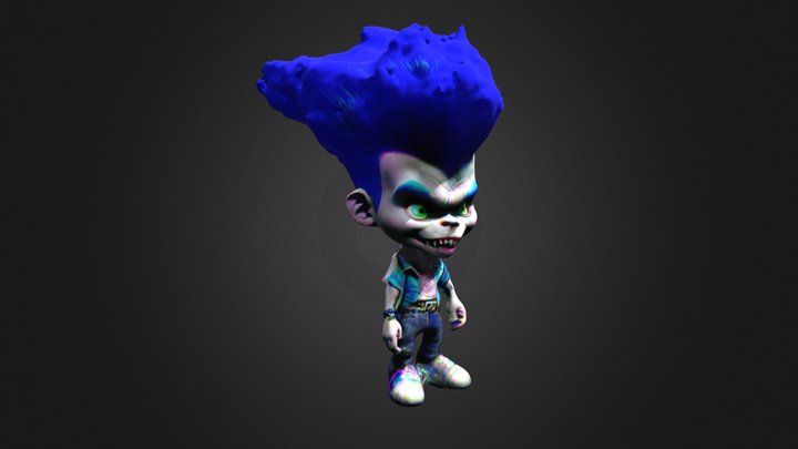 Troll-face-3d-model 3D models - Sketchfab