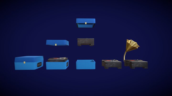 record_player_final 3D Model