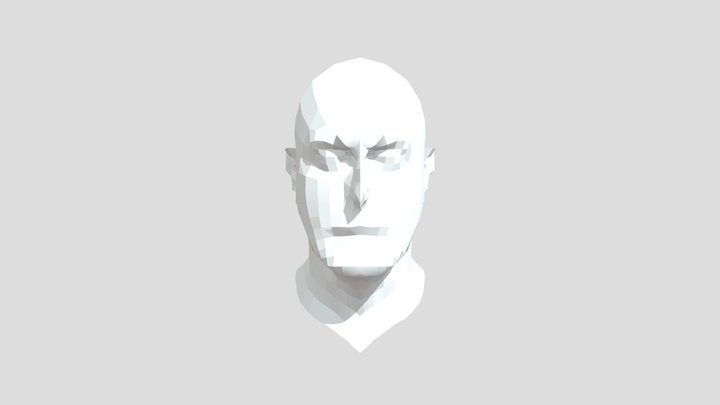 Head Retopology 3D Model
