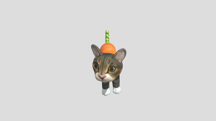 кот маркот для пельменной блоптоп 3D Model