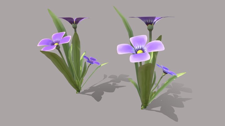 violet (Version 2) 3D Model
