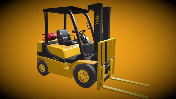 Fork Lift 3D Model