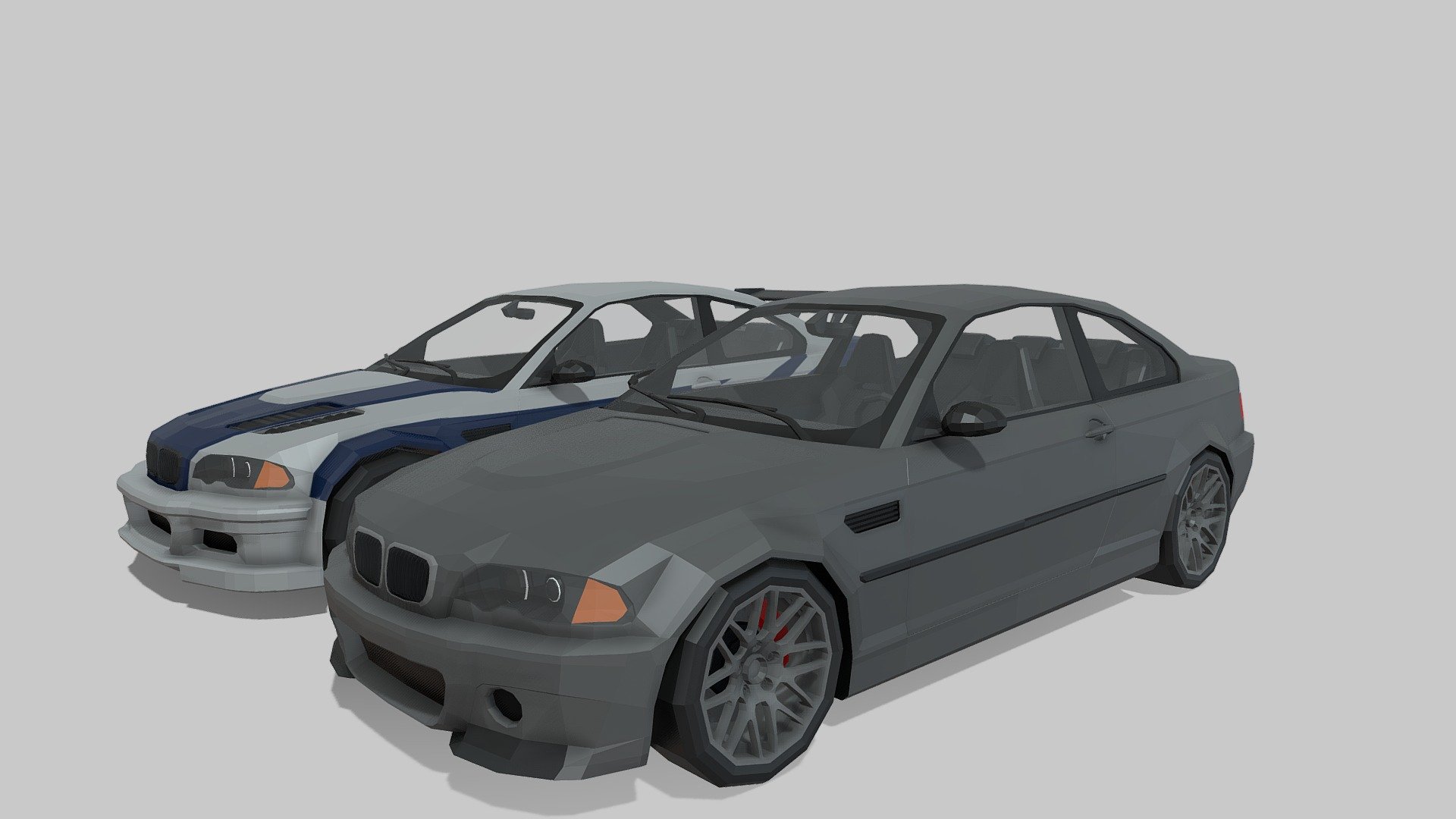 LOW POLY BMW E46 - Buy Royalty Free 3D model by Phazan Product (@Phazan ...