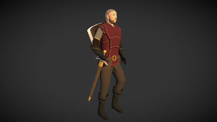 Town Guard 3D Model