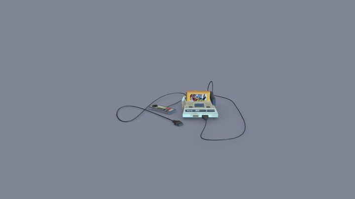 Dendy low poly 3D Model