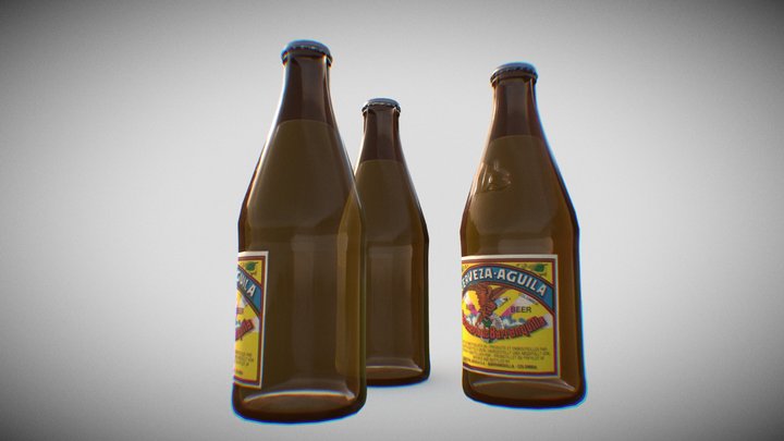 BotellaAguila 3D Model
