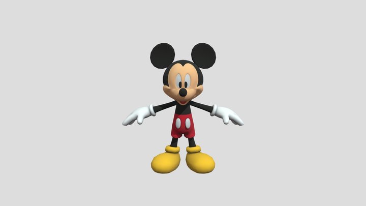 Coloriages Disney sur Coloriage.center 3D Model