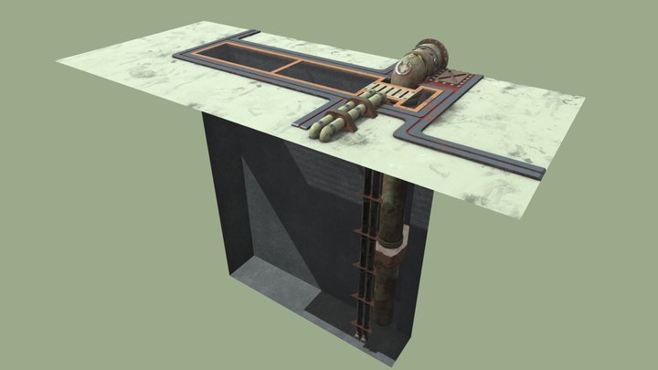 Floor Pipe Vent A – Free 3D Model STL