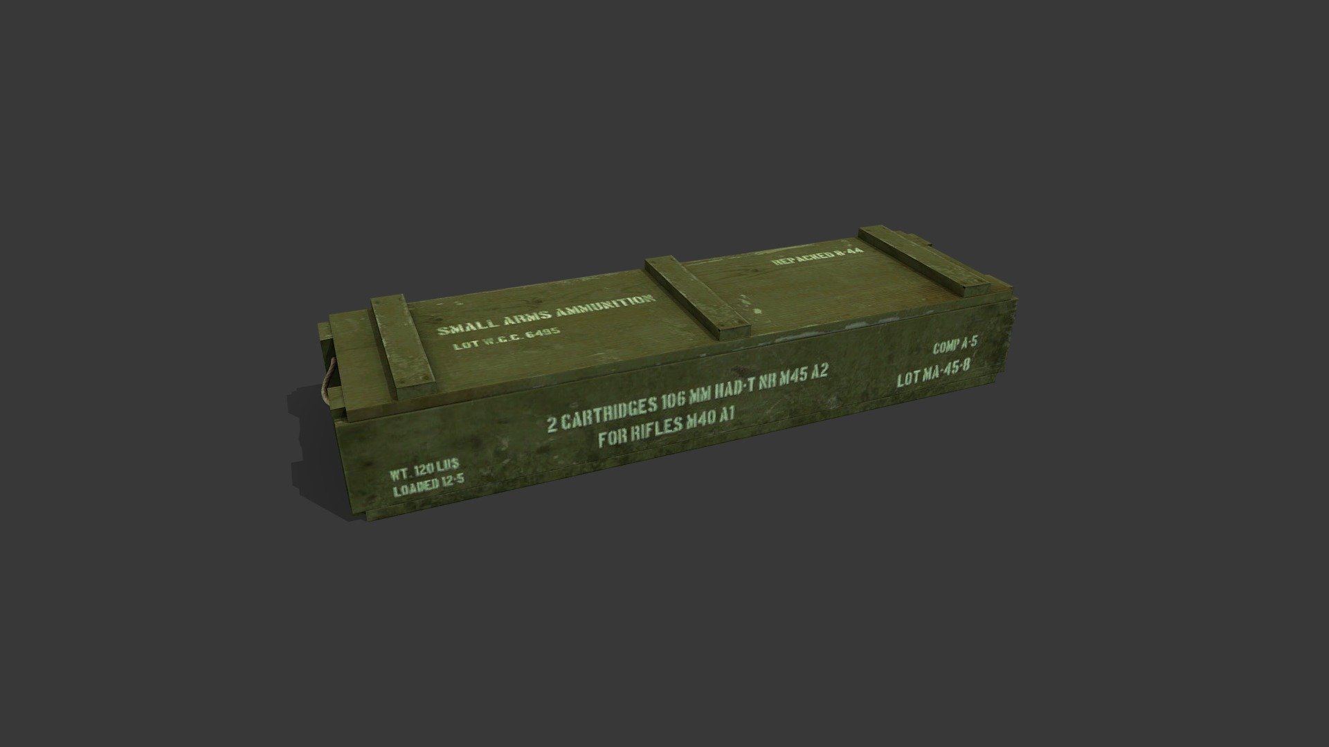 Military Supply box | 3D model