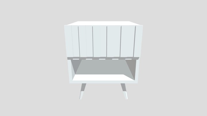 Bedside Table 3D Model