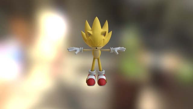 Super Sonic Modern 3D Model
